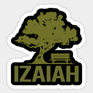 A Good Day - Izaiah Name Sticker